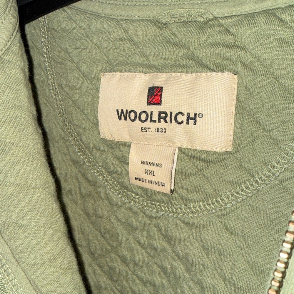 Woolrich Olive Quilted Jacket - Picture 3 of 7